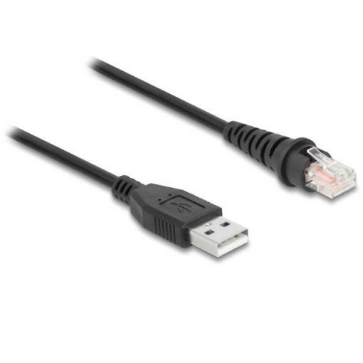 Delock USB kabel USB 2.0 USB-A zástrčka, RJ50 2.00 m černá 90611