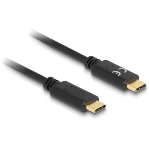 Delock Nabíjecí kabel USB USB-C ® zástrčka, USB-C ® zástrčka 0.15 m černá 85356