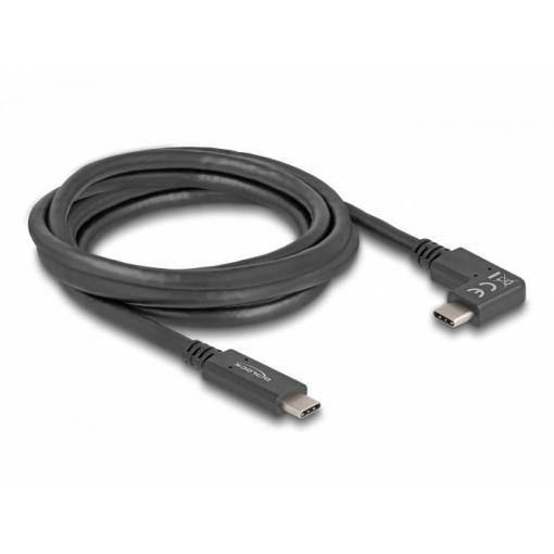 Delock Kabel USB-C USB-C ® zástrčka, USB-C ® zástrčka 2.00 m černá 80038