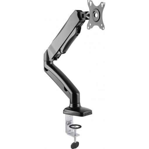 Manhattan držák na stůl pro monitor 462495 1 Displej: (s) 43,2 cm (17) - 81,3 cm (32) černá Formát na výšku, nastavitelná výška, Formát na šířku, nakláněcí,