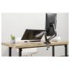Manhattan držák na stůl pro monitor 462501 2 Displej: (s) 43,2 cm (17) - 81,3 cm (32) černá Formát na výšku, nastavitelná výška, Formát na šířku, nakláněcí,