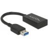 Delock USB kabel USB 3.2 Gen2 USB-A zástrčka, USB-C ® zásuvka 0.15 m černá 65698