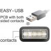 Delock USB kabel USB 2.0 USB-A zástrčka, USB Micro-B zástrčka 3.00 m černá 83857