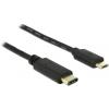 Delock USB kabel USB 2.0 USB Micro-B zástrčka, USB-C ® zástrčka 2.00 m černá 83334
