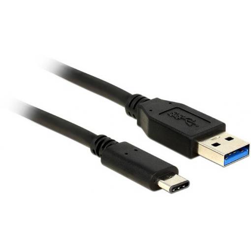 Delock USB kabel USB-A zástrčka, USB-C ® zástrčka 0.50 m černá 83869