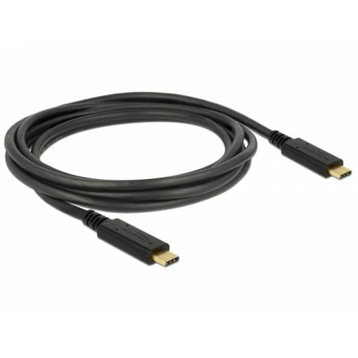 Delock Kabel USB-C USB 3.2 Gen1 USB-C ® zástrčka, USB-C ® zástrčka 2.00 m černá 83668