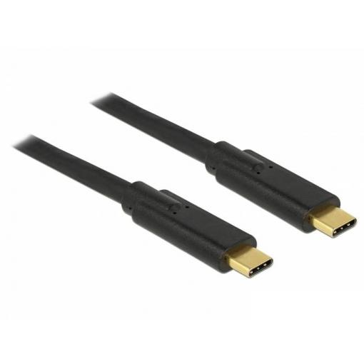 Delock Kabel USB-C USB-C ® zástrčka, USB-C ® zástrčka 2.00 m černá 85527