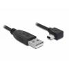 Delock USB kabel USB 2.0 USB-A zástrčka, USB Mini-B zástrčka 3.00 m černá 82683