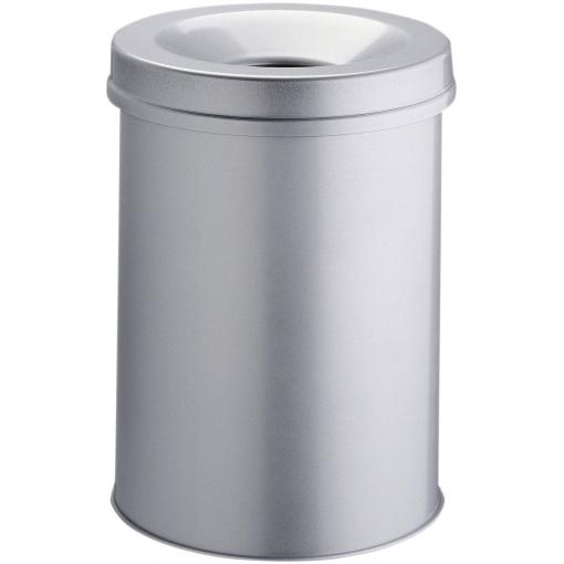 Durable Safe 330610 odpadkový koš 30 l (Ø x v) 31.5 cm x 49.2 cm kov šedá 1 ks
