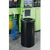 Durable Safe 330601 odpadkový koš 30 l (Ø x v) 31.5 cm x 49.2 cm kov černá 1 ks