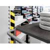 Durable 1108130 ochranný profil černá, žlutá (d x š x v) 1000 x 60 x 20 mm