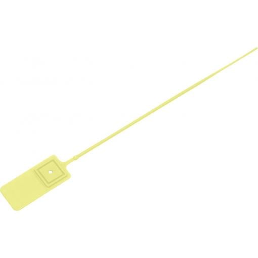 TRU COMPONENTS 5831608, stahovací pásky, 2.20 mm, 248 mm, žlutá, s plynulou změnou nastavení, 1 ks
