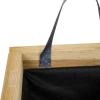 Siena Garden TAUNUS TANUSSLIM 70 Box na rostliny Borové dřevo, fleece přírodní, černá