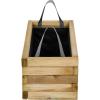 Siena Garden TAUNUS TANUSSLIM 70 Box na rostliny Borové dřevo, fleece přírodní, černá