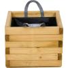 Siena Garden TAUNUS TANUSSLIM 40 Box na rostliny Borové dřevo, fleece přírodní, černá