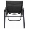 Siena Garden Tesoro M29537 Opalovací lehátko hliník, plast antracit (matný), černá, stříbrná