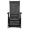 Siena Garden Tesoro Relax M29538 zahradní židle hliník, plast antracit (matný), černá, stříbrná