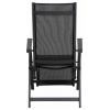 Siena Garden Tesoro Relax M29538 zahradní židle hliník, plast antracit (matný), černá, stříbrná