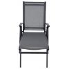 Siena Garden Tauro S83267 Skládací lehátko hliník antracit (matný), šedá