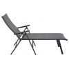 Siena Garden Tauro S83267 Skládací lehátko hliník antracit (matný), šedá