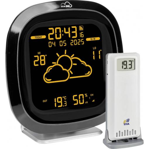 TFA Dostmann TFA.me ID-04 35.8102.01 internetová meteostanice Předpověď pro 4 dny Počet senzorů (max.) 5