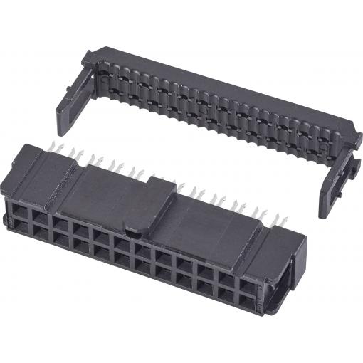 TE Connectivity 1658621-6 dutinková lišta Rastr (rozteč): 2.54 mm Počet pólů: 26 Počet řádků: 2 1 ks
