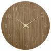TFA Dostmann 60.3072.23 Quartz nástěnné hodiny 29.8 cm x 4.1 cm x 29.8 cm , dřevo (tmavé)