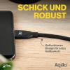 Aqiila Cablebird CB21 Kabel USB-C USB 2.0 Apple Lightning konektor 1.00 m černá AQCBPBICB1BD850