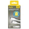 Aqiila Cablebird CS22 Kabel USB-C USB 2.0 Apple Lightning konektor 2.00 m bílá AQCBPBIC4SI843