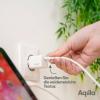 Aqiila Cablebird CS22 Kabel USB-C USB 2.0 Apple Lightning konektor 2.00 m bílá AQCBPBIC4SI843