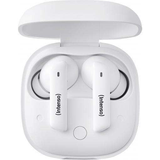 Intenso Buds Pro T502HAE weiß špuntová sluchátka (In Ear) Bluetooth® bílá Potlačení hluku odolná vůči vodě mobil