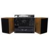 soundmaster MCD5600BR stereo systém gramofón, DAB+, FM, Bluetooth, CD, kazeta, USB, 2 x 5 W hnědá (vzhled ušlechtilého dřeva matná)
