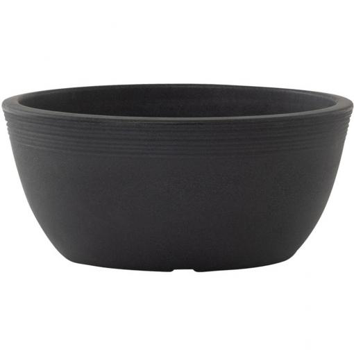 Siena Garden MALAGA 55-48-02-GA Mísa na rostliny polyetylén antracitová