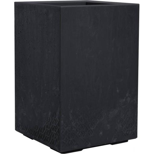 Siena Garden FARO STONE LA992-71 Box na rostliny polypropylen betonová optika , černá