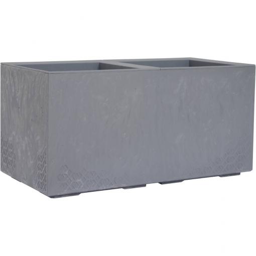 Siena Garden FARO STONE LA936-70 Box na rostliny polypropylen betonová optika , šedá