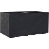 Siena Garden FARO STONE LA936-71 Box na rostliny polypropylen betonová optika , černá