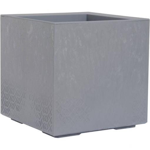 Siena Garden FARO STONE LA935-71 Box na rostliny polypropylen betonová optika , šedá