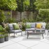 Siena Garden LOCON GROOVE 722_50 Nádoba na rostliny polypropylen antracitová