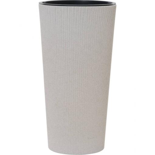 Siena Garden LOCON STRIPE LA875-05 Nádoba na rostliny polypropylen krémová