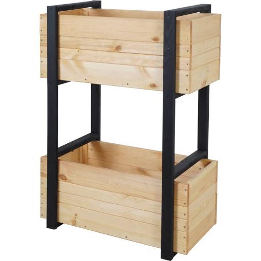 Siena Garden Konny 06395-OILED Box na rostliny Borové dřevo, fólie přírodní