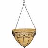 Siena Garden Cone Design J58089 Závěsný košík ocel, Kokos černá, přírodní