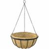 Siena Garden Wrought J58085 Závěsný košík ocel, Kokos černá, přírodní