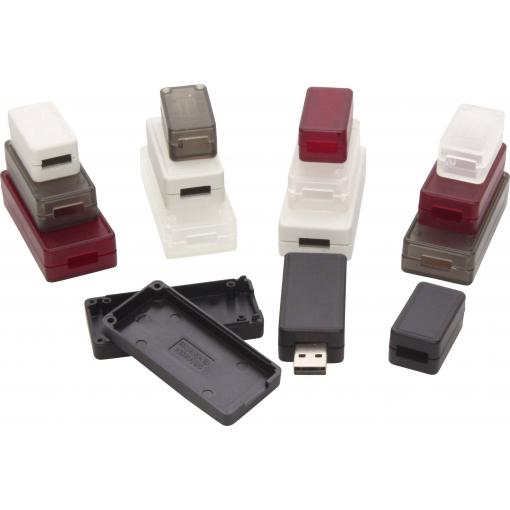Hammond Electronics 1551USB2GY USB krabička 50 x 25 x 15.5 ABS šedobílá (RAL 7035) 1 ks