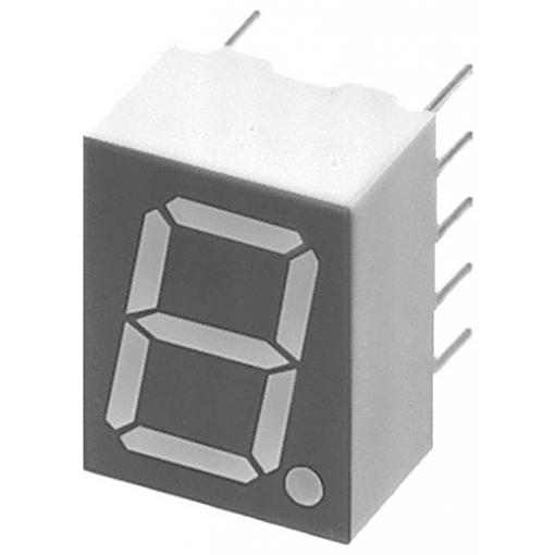 Lite-On 7segmentový displej červená, oranžová 10 mm 2 V Počet číslic: 1