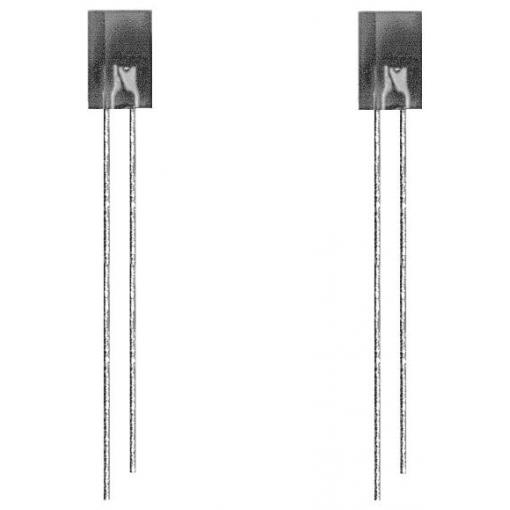 Lite-On LTL433Y LED s vývody žlutá hranatý 2 x 5 mm 3.7 mcd 140 ° 20 mA 2.1 V Bulk