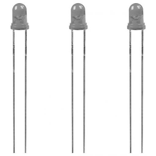 Lite-On LTL-1CHG-012A LED s vývody zelená kulatý 3 mm 12.6 mcd 60 ° 20 mA 2.1 V Bulk