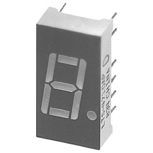 Lite-On 7segmentový displej červená 10.16 mm 2.1 V Počet číslic: 1