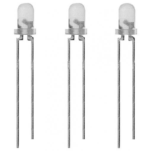 Lite-On LTL4251N-022 LED s vývody žlutá klenutý 3 mm 5.6 mcd 60 ° 20 mA 2.1 V