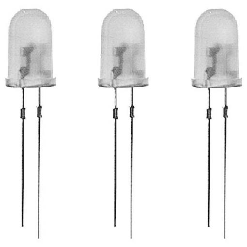 Lite-On LTL-307ELC LED s vývody červená kulatý 5 mm 3.7 mcd 50 ° 2 mA 1.7 V Bulk