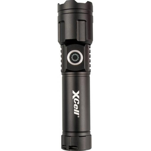 XCell Lunalux Slim LED kapesní svítilna, s brašnou, poutko na ruku, s režimem stroboskopu, napájeno akumulátorem, 400 lm, 11.5 h, 150 g
